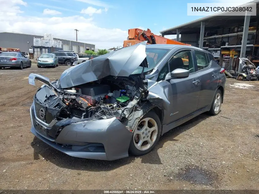 2018 Nissan Leaf S VIN: 1N4AZ1CP0JC308042 Lot: 42585241