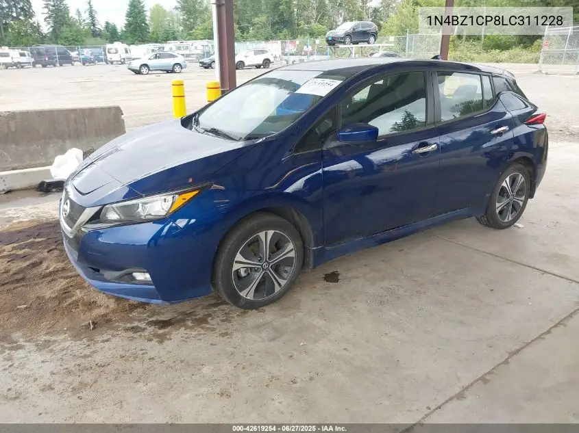 2020 Nissan Leaf Sv Plus 62 Kwh VIN: 1N4BZ1CP8LC311228 Lot: 42619254
