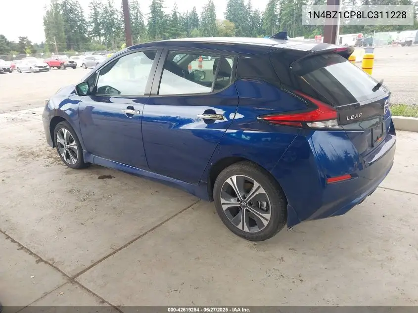 2020 Nissan Leaf Sv Plus 62 Kwh VIN: 1N4BZ1CP8LC311228 Lot: 42619254