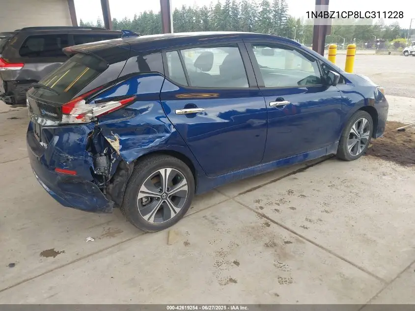 2020 Nissan Leaf Sv Plus 62 Kwh VIN: 1N4BZ1CP8LC311228 Lot: 42619254