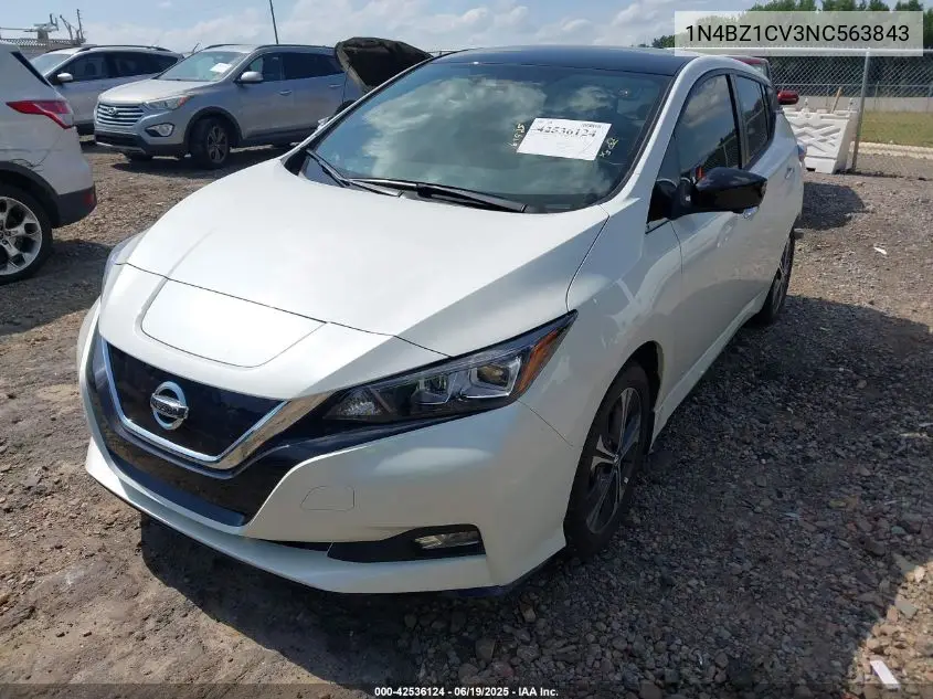 2022 Nissan Leaf Sv Plus 62 Kwh VIN: 1N4BZ1CV3NC563843 Lot: 42536124