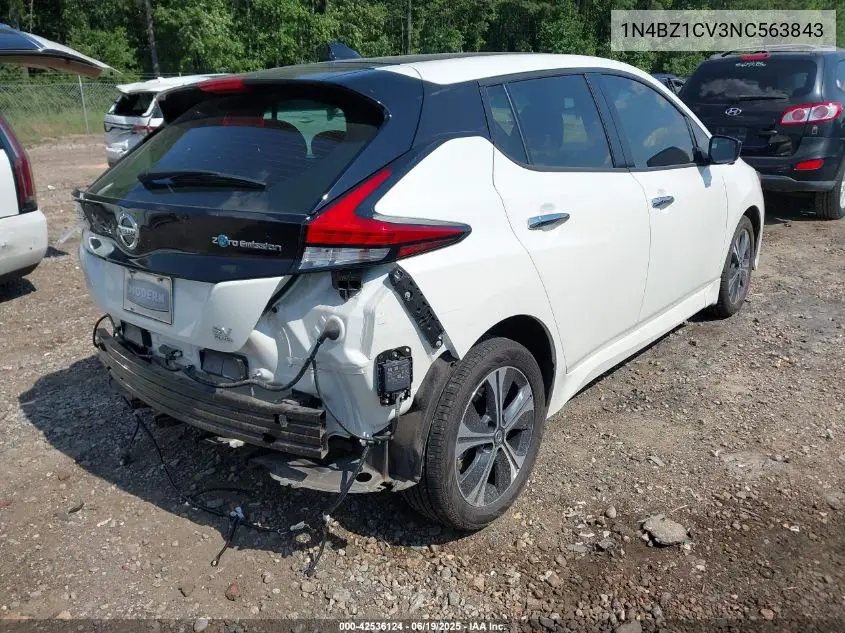 2022 Nissan Leaf Sv Plus 62 Kwh VIN: 1N4BZ1CV3NC563843 Lot: 42536124