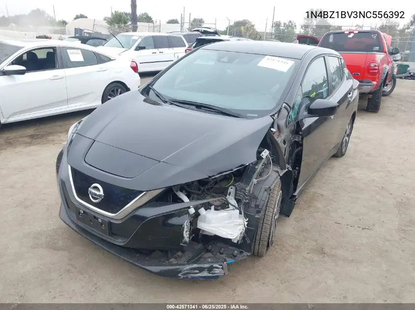 2022 Nissan Leaf S Plus 62 Kwh VIN: 1N4BZ1BV3NC556392 Lot: 42571341