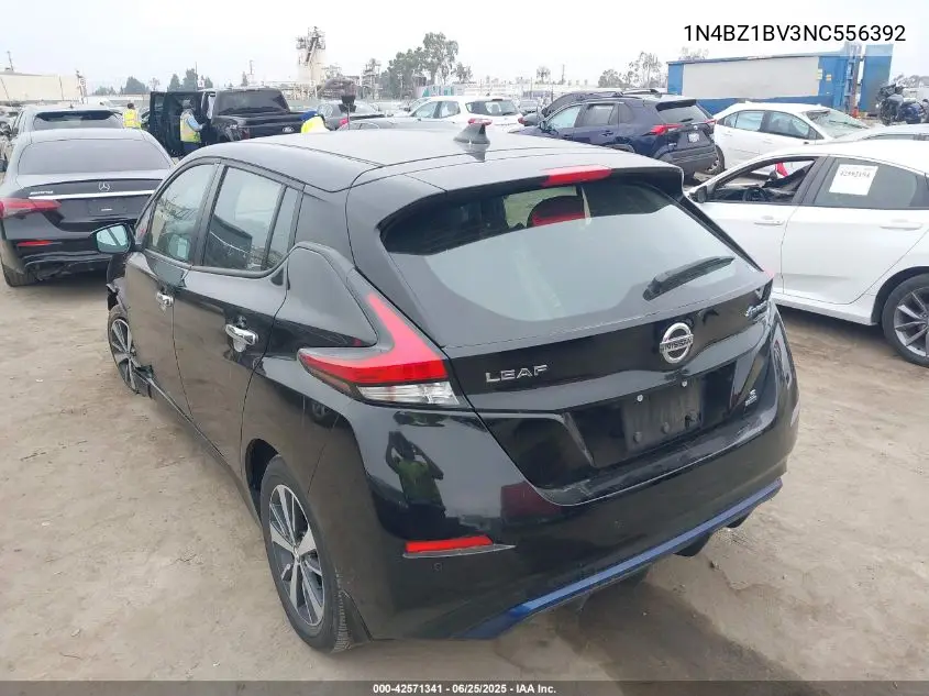 2022 Nissan Leaf S Plus 62 Kwh VIN: 1N4BZ1BV3NC556392 Lot: 42571341