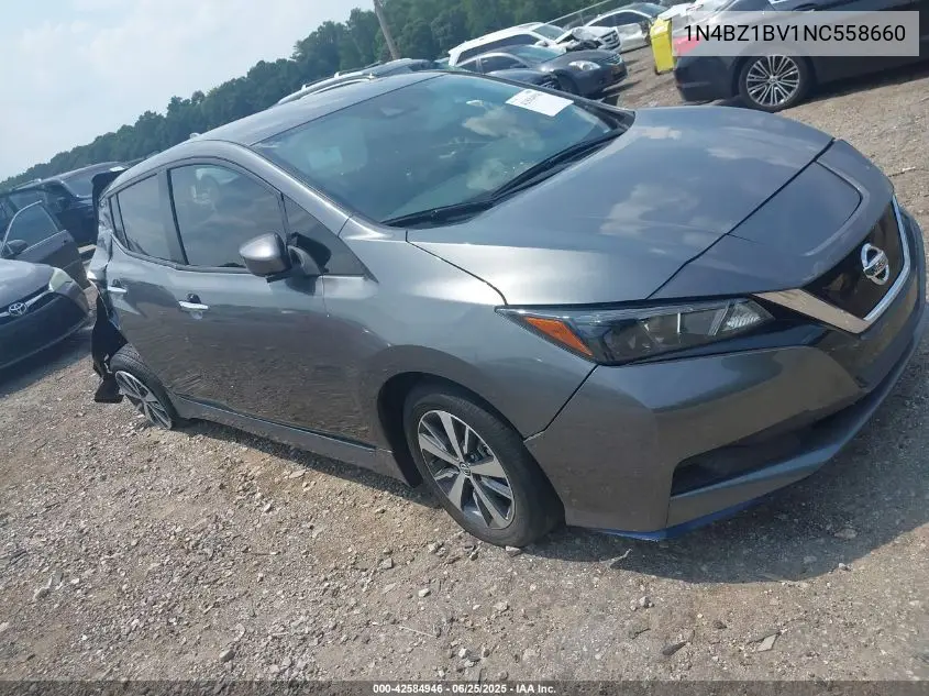 2022 Nissan Leaf S Plus 62 Kwh VIN: 1N4BZ1BV1NC558660 Lot: 42584946