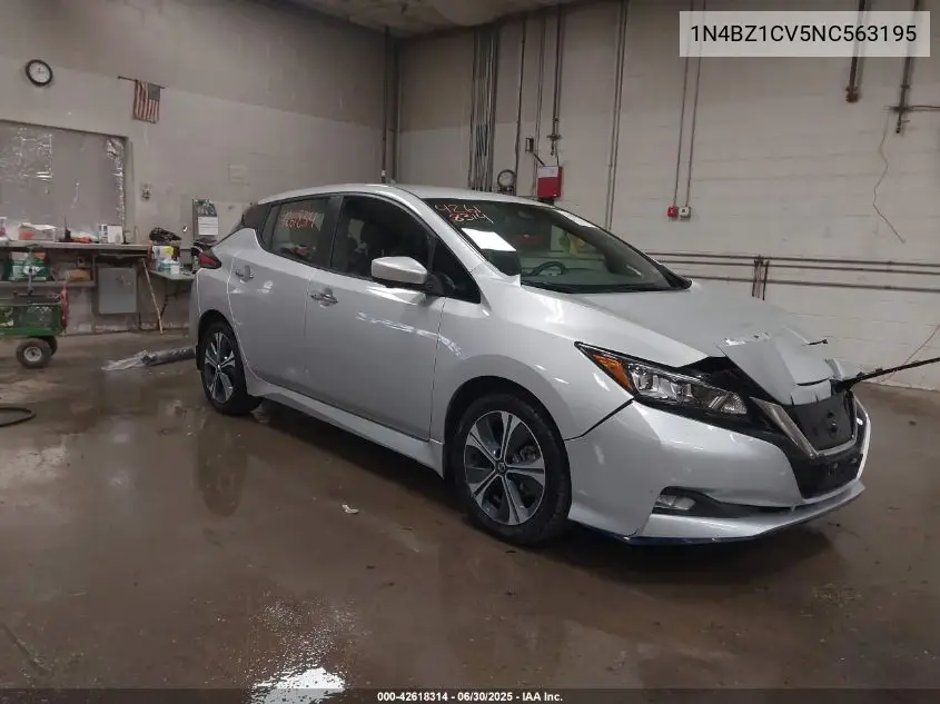 2022 Nissan Leaf Sv Plus 62 Kwh VIN: 1N4BZ1CV5NC563195 Lot: 42618314