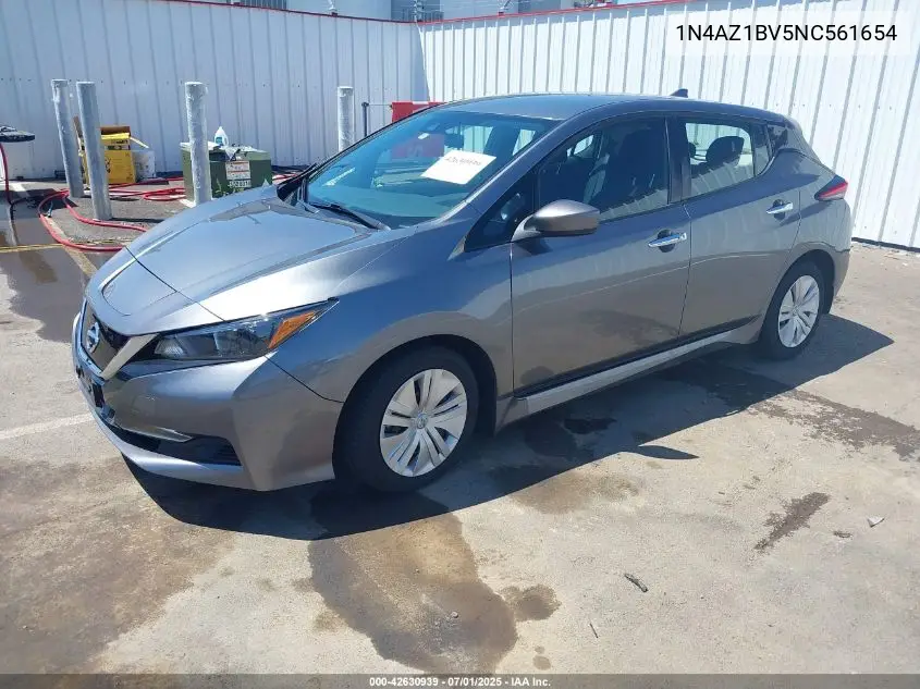 1N4AZ1BV5NC561654 2022 Nissan Leaf S 40 Kwh