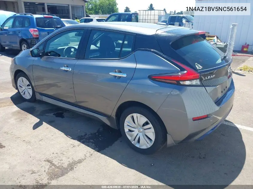 1N4AZ1BV5NC561654 2022 Nissan Leaf S 40 Kwh