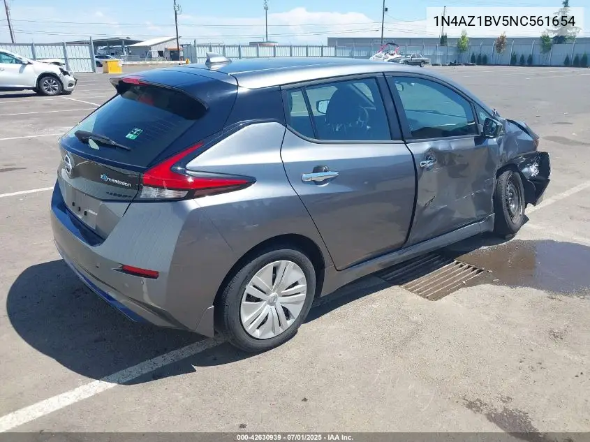 1N4AZ1BV5NC561654 2022 Nissan Leaf S 40 Kwh
