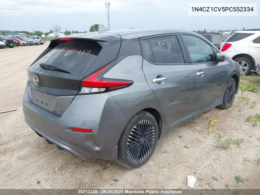 2023 Nissan Leaf Sv Plus VIN: 1N4CZ1CV5PC552334 Lot: 20213338