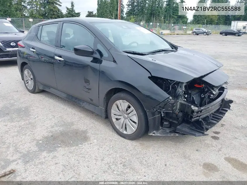 2024 Nissan Leaf S VIN: 1N4AZ1BV2RC555588 Lot: 42598686