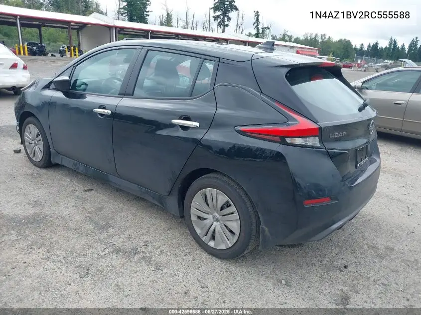 2024 Nissan Leaf S VIN: 1N4AZ1BV2RC555588 Lot: 42598686