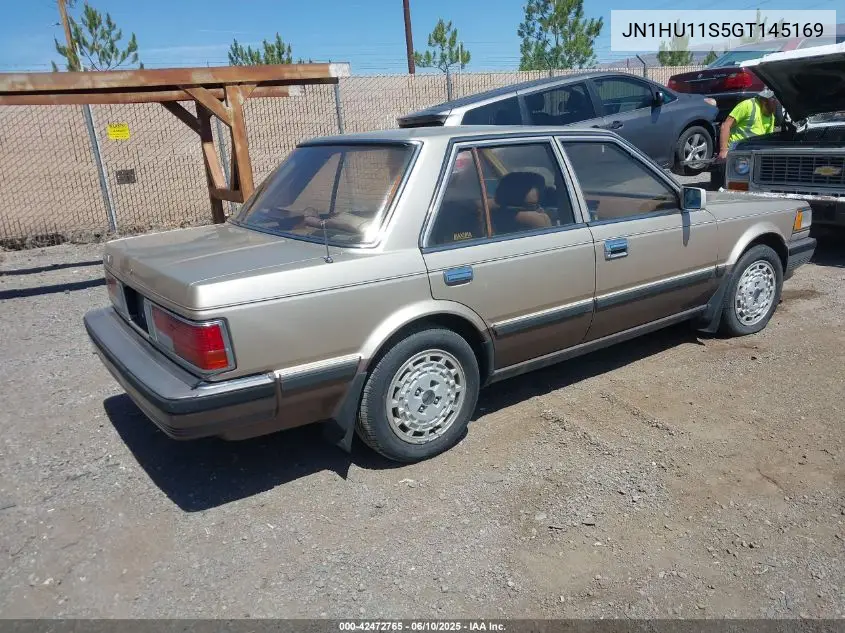 1986 Nissan Maxima VIN: JN1HU11S5GT145169 Lot: 42472765