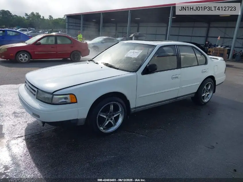 1990 Nissan Maxima VIN: JN1HJ01P3LT412723 Lot: 42483403