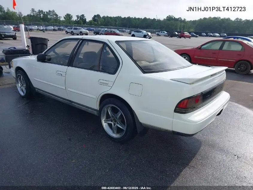 1990 Nissan Maxima VIN: JN1HJ01P3LT412723 Lot: 42483403