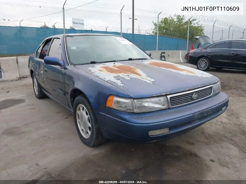 1993 Nissan Maxima Gxe VIN: JN1HJ01F0PT110609 Lot: 42206299