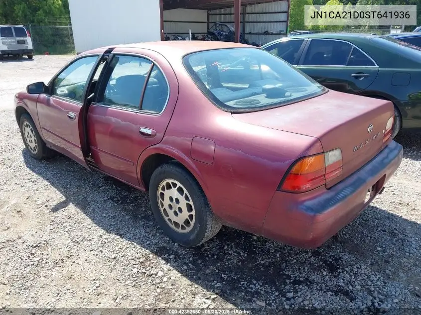 1995 Nissan Maxima Gle/Gxe/Se VIN: JN1CA21D0ST641936 Lot: 42392650