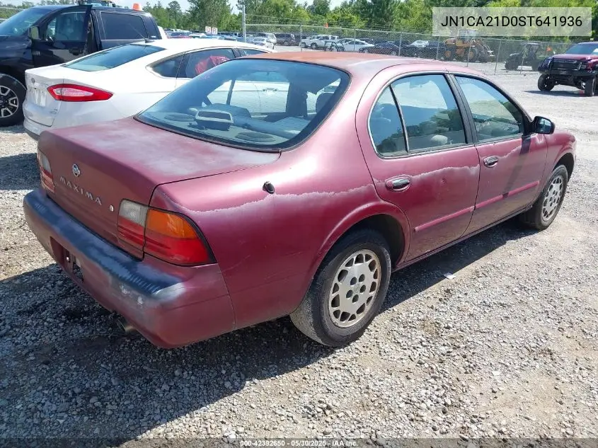 1995 Nissan Maxima Gle/Gxe/Se VIN: JN1CA21D0ST641936 Lot: 42392650