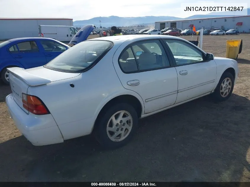 1996 Nissan Maxima Gle/Gxe/Se VIN: JN1CA21D2TT142847 Lot: 40088430