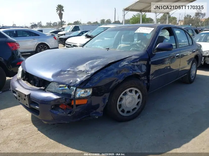 1996 Nissan Maxima Gle/Gxe/Se VIN: JN1CA21D5TT170335 Lot: 42103659