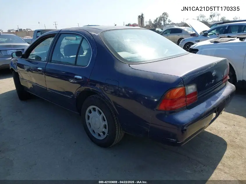 1996 Nissan Maxima Gle/Gxe/Se VIN: JN1CA21D5TT170335 Lot: 42103659