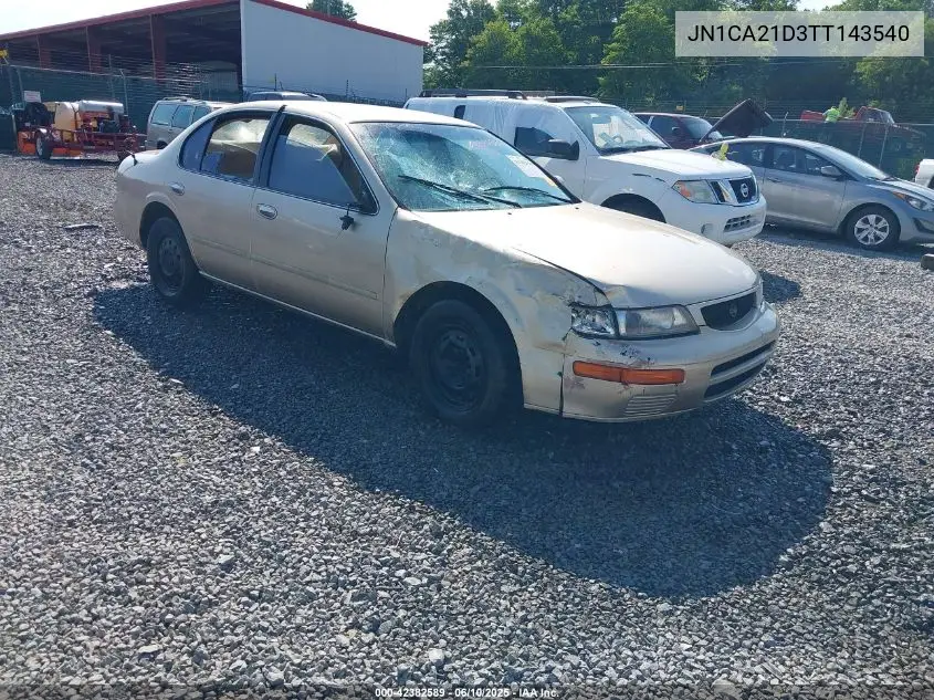 1996 Nissan Maxima Gle/Gxe/Se VIN: JN1CA21D3TT143540 Lot: 42382589