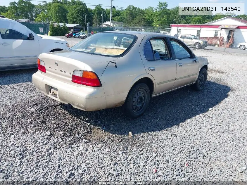1996 Nissan Maxima Gle/Gxe/Se VIN: JN1CA21D3TT143540 Lot: 42382589