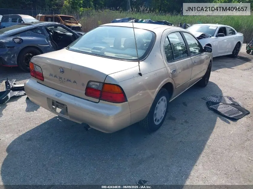 1996 Nissan Maxima Gle/Gxe/Se VIN: JN1CA21D4TM409657 Lot: 42434635