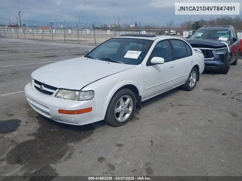 1997 Nissan Maxima Gle/Gxe/Se VIN: JN1CA21D4VT847491 Lot: 41682228