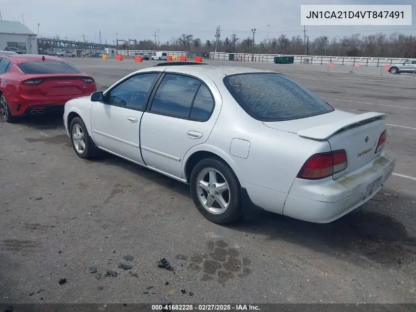 1997 Nissan Maxima Gle/Gxe/Se VIN: JN1CA21D4VT847491 Lot: 41682228