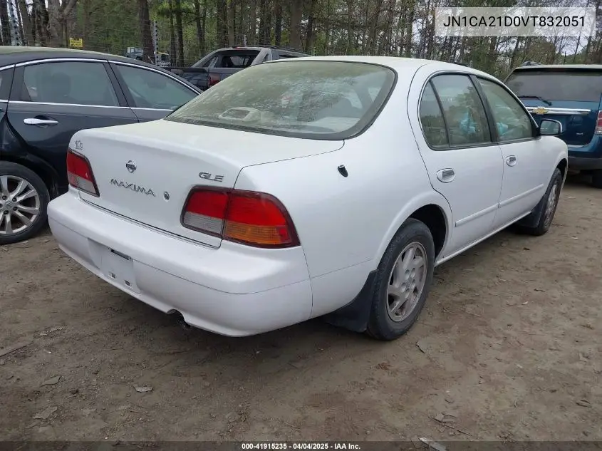 1997 Nissan Maxima Gle/Gxe/Se VIN: JN1CA21D0VT832051 Lot: 41915235
