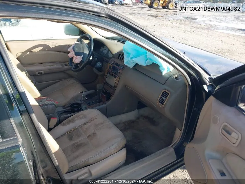 1998 Nissan Maxima Gle/Gxe/Se VIN: JN1CA21D8WM904982 Lot: 41222261
