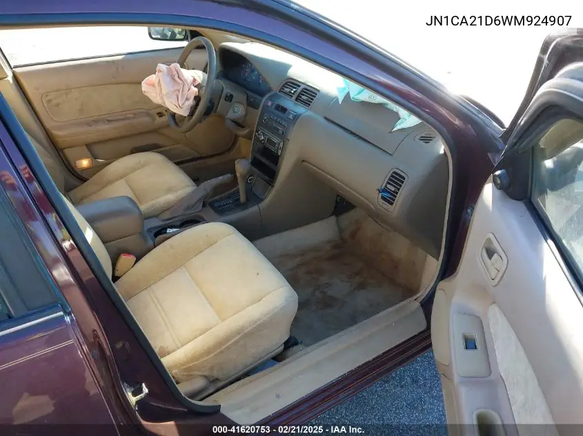 1998 Nissan Maxima Gle/Gxe/Se VIN: JN1CA21D6WM924907 Lot: 41620753