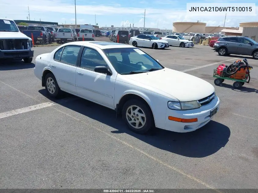 1998 Nissan Maxima Gle/Gxe/Se VIN: JN1CA21D6WT510015 Lot: 42004731