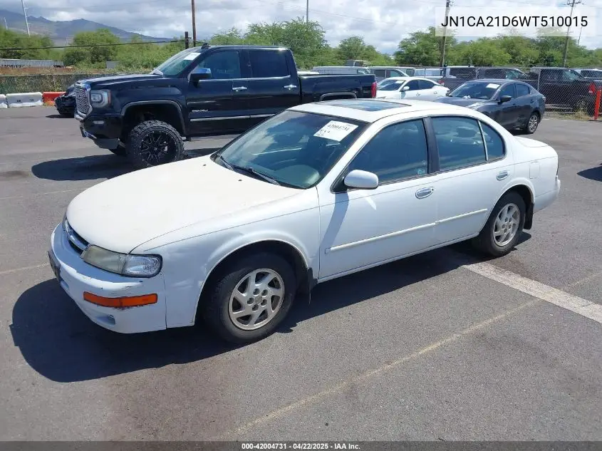 1998 Nissan Maxima Gle/Gxe/Se VIN: JN1CA21D6WT510015 Lot: 42004731