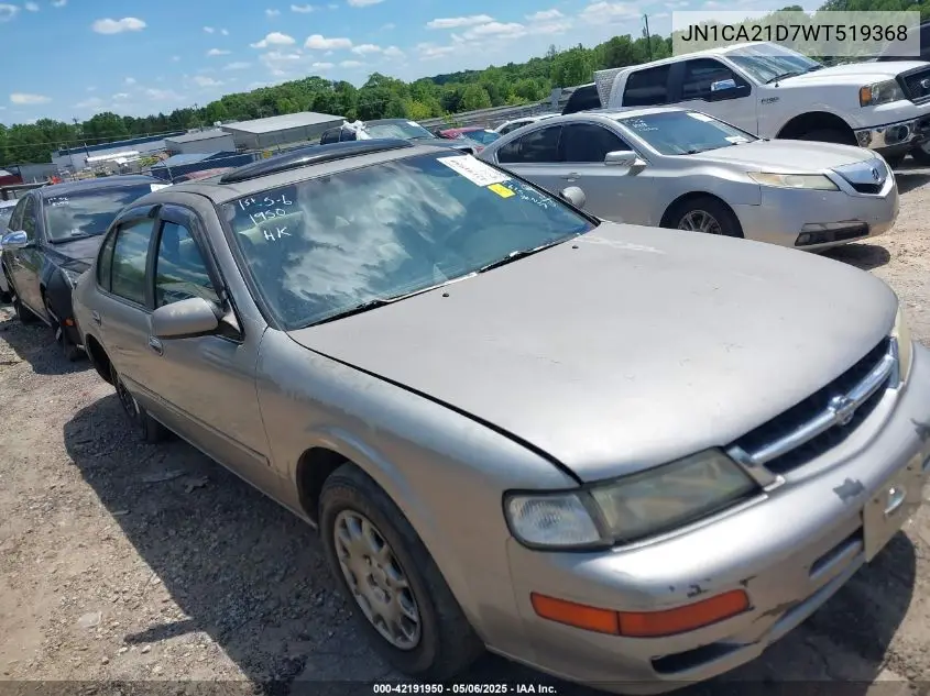 1998 Nissan Maxima Gle/Gxe/Se VIN: JN1CA21D7WT519368 Lot: 42191950
