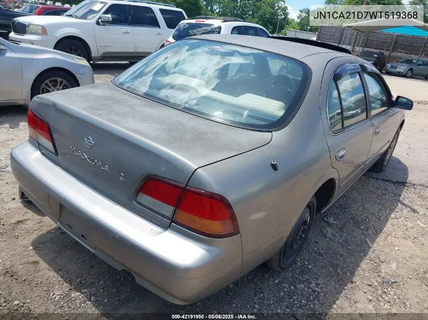 1998 Nissan Maxima Gle/Gxe/Se VIN: JN1CA21D7WT519368 Lot: 42191950