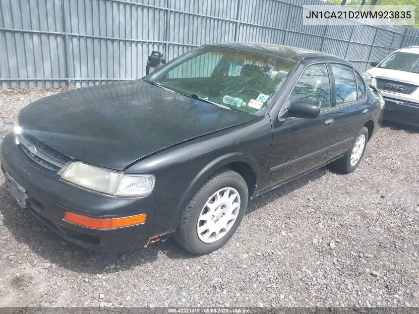1998 Nissan Maxima Gle/Gxe/Se VIN: JN1CA21D2WM923835 Lot: 42221419