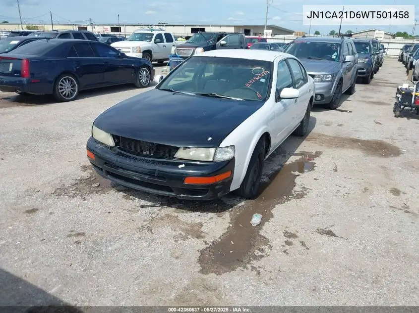 1998 Nissan Maxima Gle/Gxe/Se VIN: JN1CA21D6WT501458 Lot: 42360637