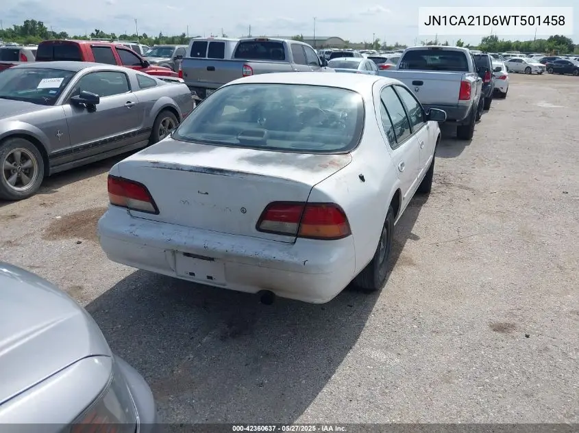 1998 Nissan Maxima Gle/Gxe/Se VIN: JN1CA21D6WT501458 Lot: 42360637