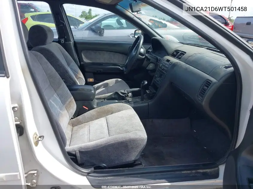 1998 Nissan Maxima Gle/Gxe/Se VIN: JN1CA21D6WT501458 Lot: 42360637