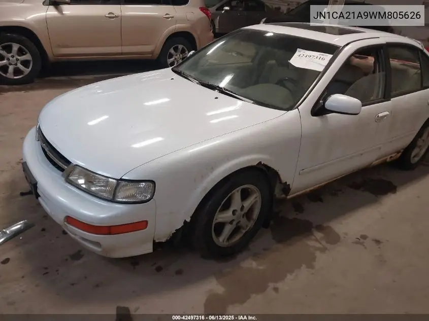 1998 Nissan Maxima Gle/Gxe/Se VIN: JN1CA21A9WM805626 Lot: 42497316