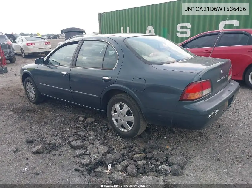 1998 Nissan Maxima Gle/Gxe/Se VIN: JN1CA21D6WT536436 Lot: 42574352