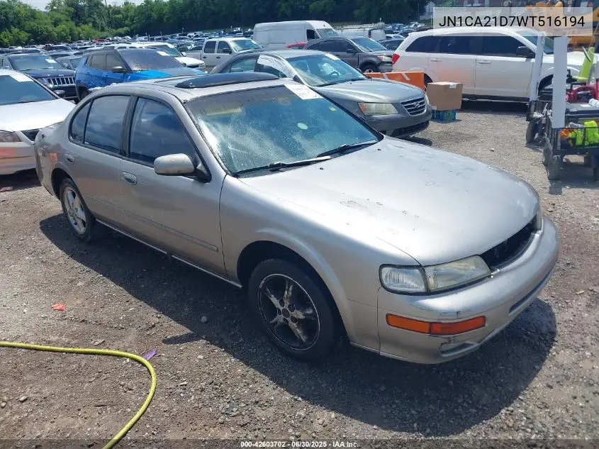 1998 Nissan Maxima Gle/Gxe/Se VIN: JN1CA21D7WT516194 Lot: 42603702