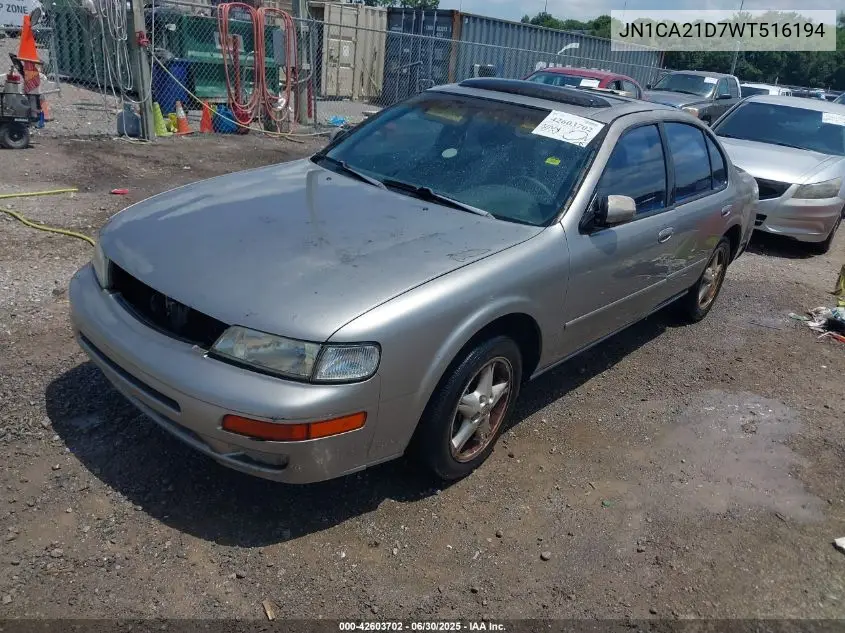 1998 Nissan Maxima Gle/Gxe/Se VIN: JN1CA21D7WT516194 Lot: 42603702