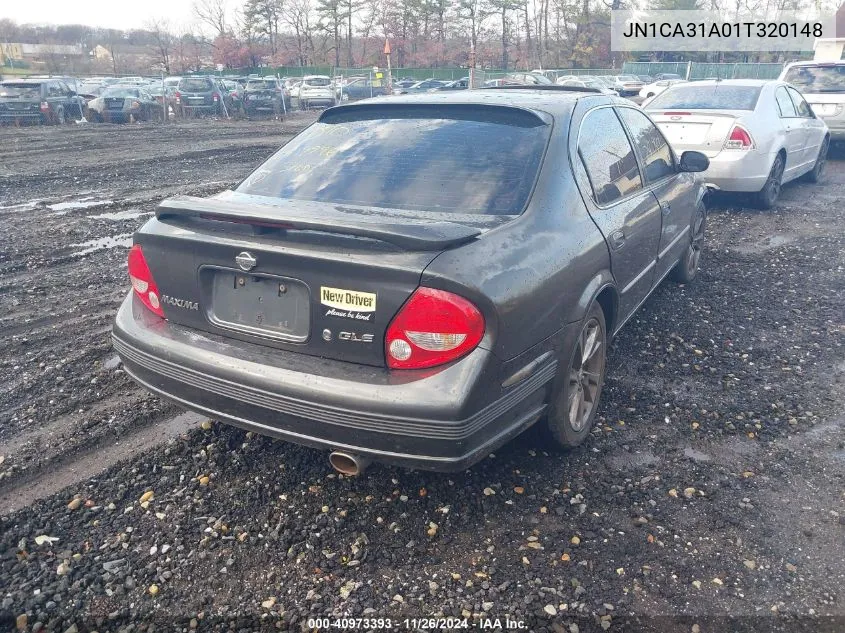2001 Nissan Maxima Gle VIN: JN1CA31A01T320148 Lot: 40973393