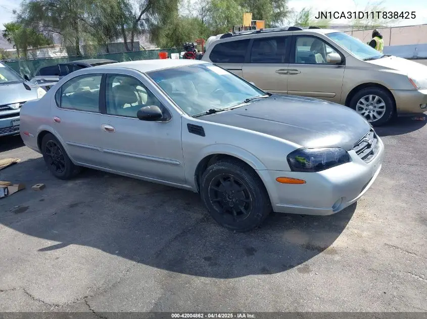 2001 Nissan Maxima Gxe VIN: JN1CA31D11T838425 Lot: 42004862