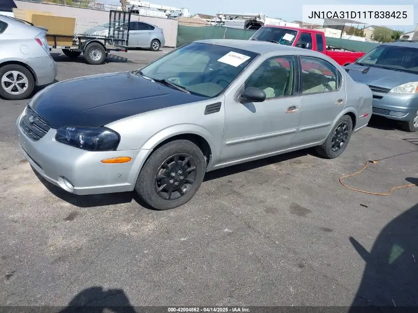 2001 Nissan Maxima Gxe VIN: JN1CA31D11T838425 Lot: 42004862