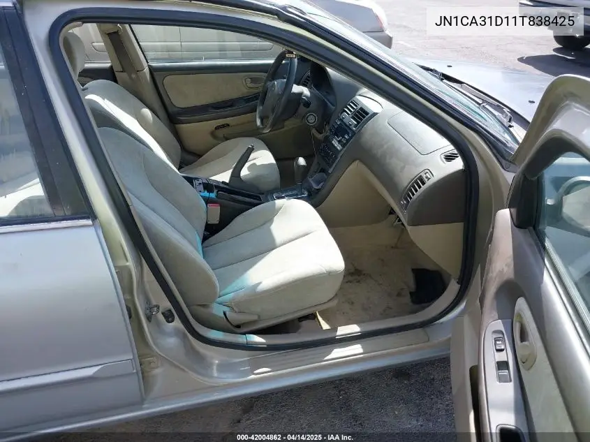 2001 Nissan Maxima Gxe VIN: JN1CA31D11T838425 Lot: 42004862