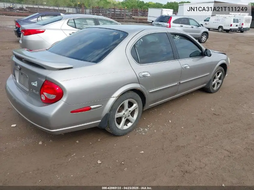 2001 Nissan Maxima Gle VIN: JN1CA31A21T111249 Lot: 42065133
